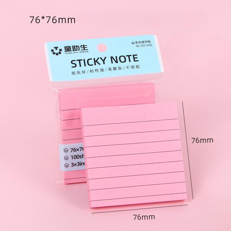 100-Color Sticky Notes - 4-Color Memo Pads, Tearable for Office, Home & School, Perfect for Holidays & Gifting