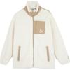 Puma Classics Letter Logo Zipper Soft Comfortable Fleece Jacket Unisex Jackets White 625525-65