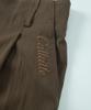 CALLAITE One-Pleat Wide Pants - Brown