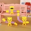 Растягивающаяся мультяшная игрушка-антистресс в виде мишки для взаимодействия родителей и детей - Идеальный подарок или приз для детского сада