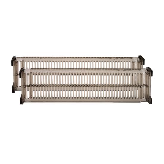 Adjustable Drawer Divider Clear Drawer Organizer Expandable Drawer Separator for Clothes Baby Utensils Cutlery Bedroom Kitchen Drawer Organization