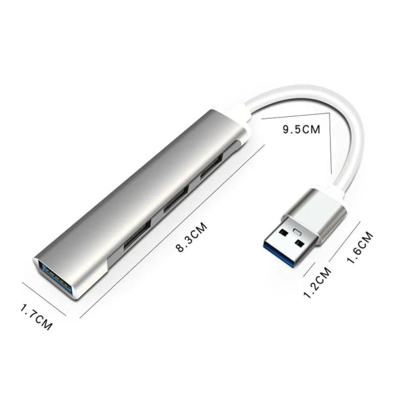 Концентратор USB 3.0 4 в 1, 4-портовый мульти-сплиттер-адаптер с функцией USB2.0 USB3.0 OTG, концентратор типа C, аксессуары для портативных компьютеров, для клавиатуры U-диска