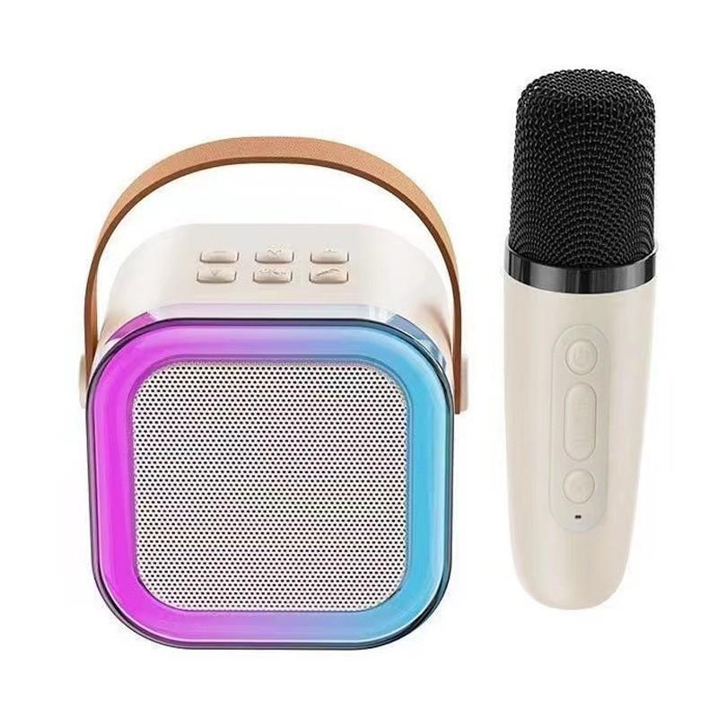 Портативный Bluetooth-микрофон K12 и универсальный KTV-динамик: Высококачественная мини-колонка для дома, улицы и семейного использования