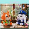 Плюшевая игрушка Зверополис Джуди Ник Фигурка животного Наполнена ПП хлопком Для подарка детям