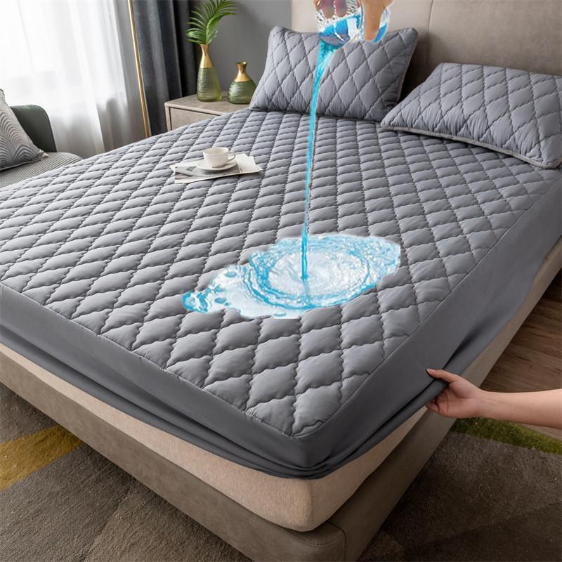 11 цветов стеганый процесс водонепроницаемый чехол для матраса Queen Size 180x200 см простыня защитный чехол для матраса для односпальной двуспальной кровати