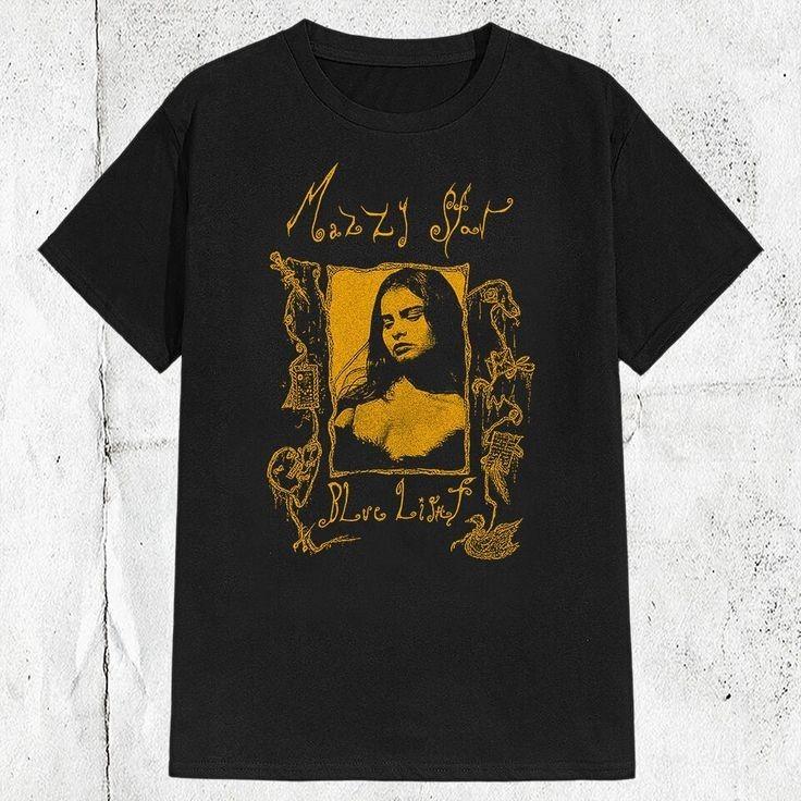 Винтажная футболка с коротким рукавом группы Mazzy Star 80-х 90-х годов БЕСПЛАТНАЯ ДОСТАВКА PA004 Унисекс