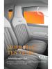 Custom-Fit Leather Car Seat Cushion for Wuling Qingkong - Cute Cartoon Design, Full Coverage for Four-Seat Models