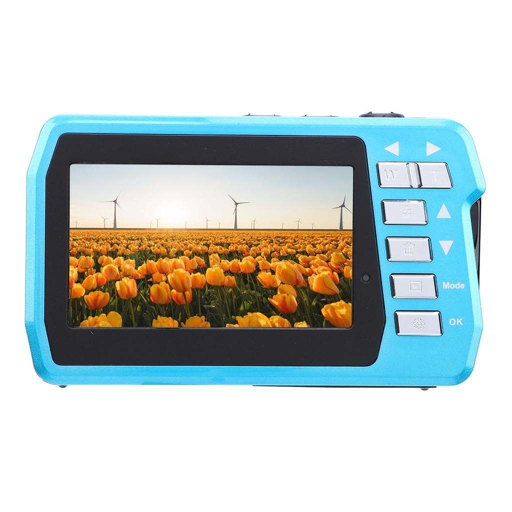 4K Подводная камера 11 футов Водонепроницаемая 56 МП Автофокус Двойной экран Селфи Подводная камера для Сн