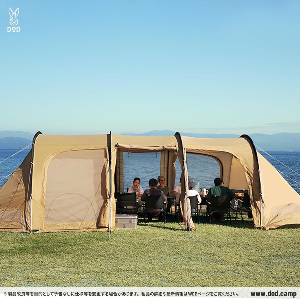 Палатка DOD Kamaboko 3L 6-7 2-комнатная палатка [для людей] T7-690-TN