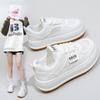White Shoes for Women New Spring Students Versatile Casual Ins Trendy Shoes Thick Bottom Fashion Sneakers