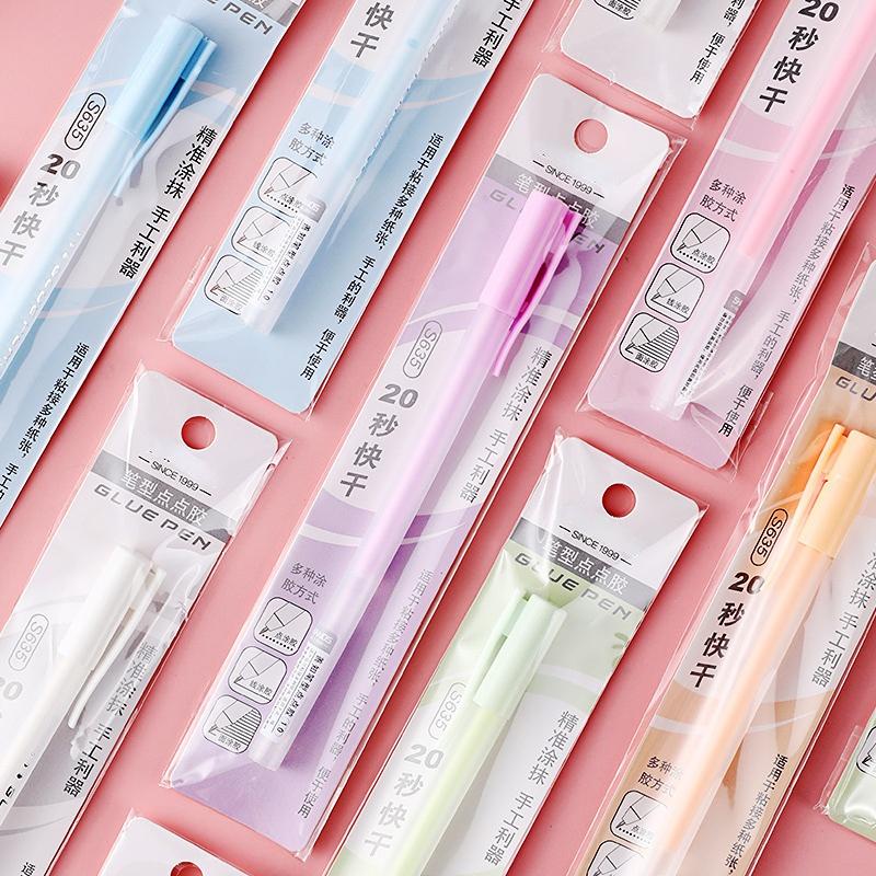1 шт., быстросохнущая клейкая ручка ярких цветов, ручной твердый клей-карандаш, студенческий справочник, клей высокой вязкости «сделай сам», офисный клей