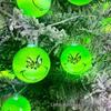 Grinch LED Christmas String Lights - Cartoon Window Decoration