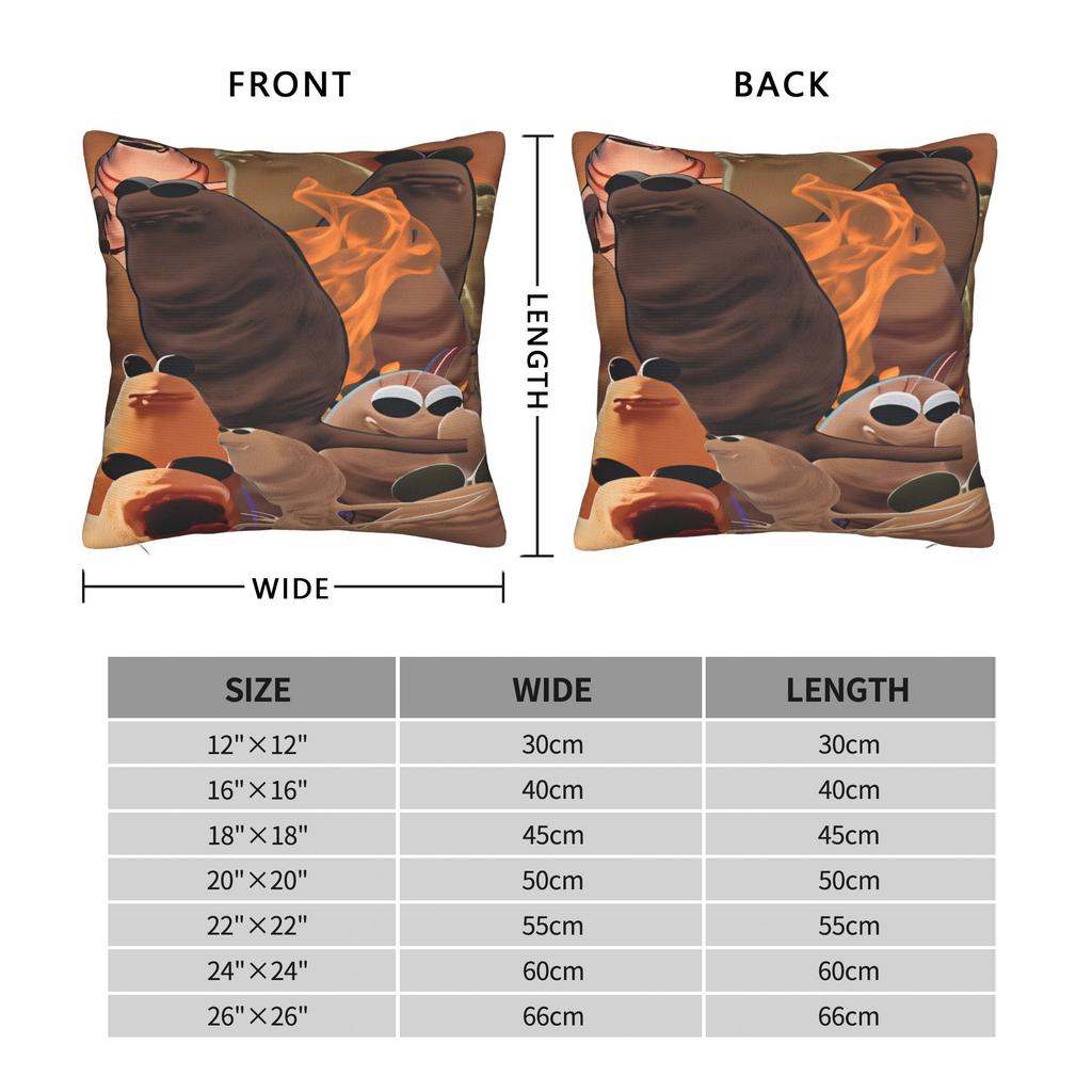 Pillow Cover Funny Robert Help Marcus The Worm   Cute Funny Pillow Case For Sofa Home Decor Pillowcases