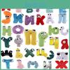 Alphabet Lore Russian Letter Plush Toy Pillow For Kids Soft And Cuddly Stuffed Animal Doll