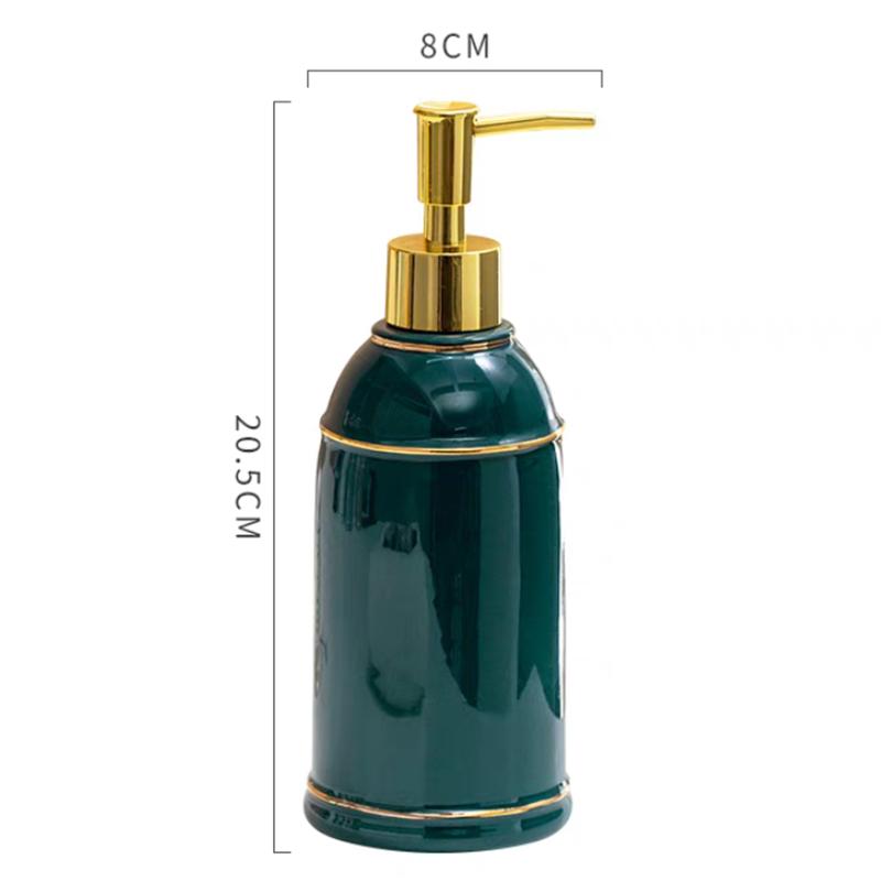 Керамическая бутылка для жидкого мыла Дозатор для мыла Контейнер для мыла Насос для мыла Дозатор для мыла Заправляемая бутылка для мыла