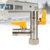 RV Three Way by Pass Valve Brass Shower Diverter Premium Easily Install Replaces 1/2" NPT
