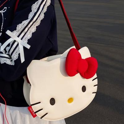 Новая мультяшная женская сумка через плечо kt cat модная большая вместимость женская сумка студенческая косметичка сумка для поездок