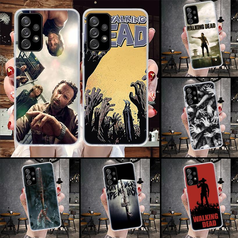 The Walking Deads TV Soft Phone Case For Samsung Galaxy A12 A22 A32 A52 A72 A02S A51 A50S A71 A70 A31 A20S Note 20 Ultra S10 A10