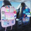 Korean Cartoon Car Seat Back Storage Bag for Kids