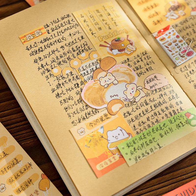Винтажные пищевые иллюстрации Mu Ran - Креативная канцелярия для студентов и ведения дневника