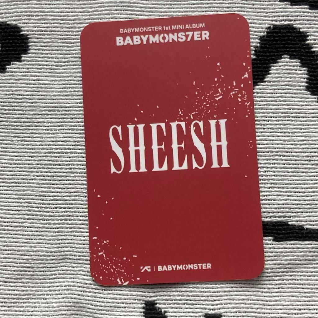 [USED] Laura SHEESH BABYMONSTER Pre-recorded Sanok Trading Card