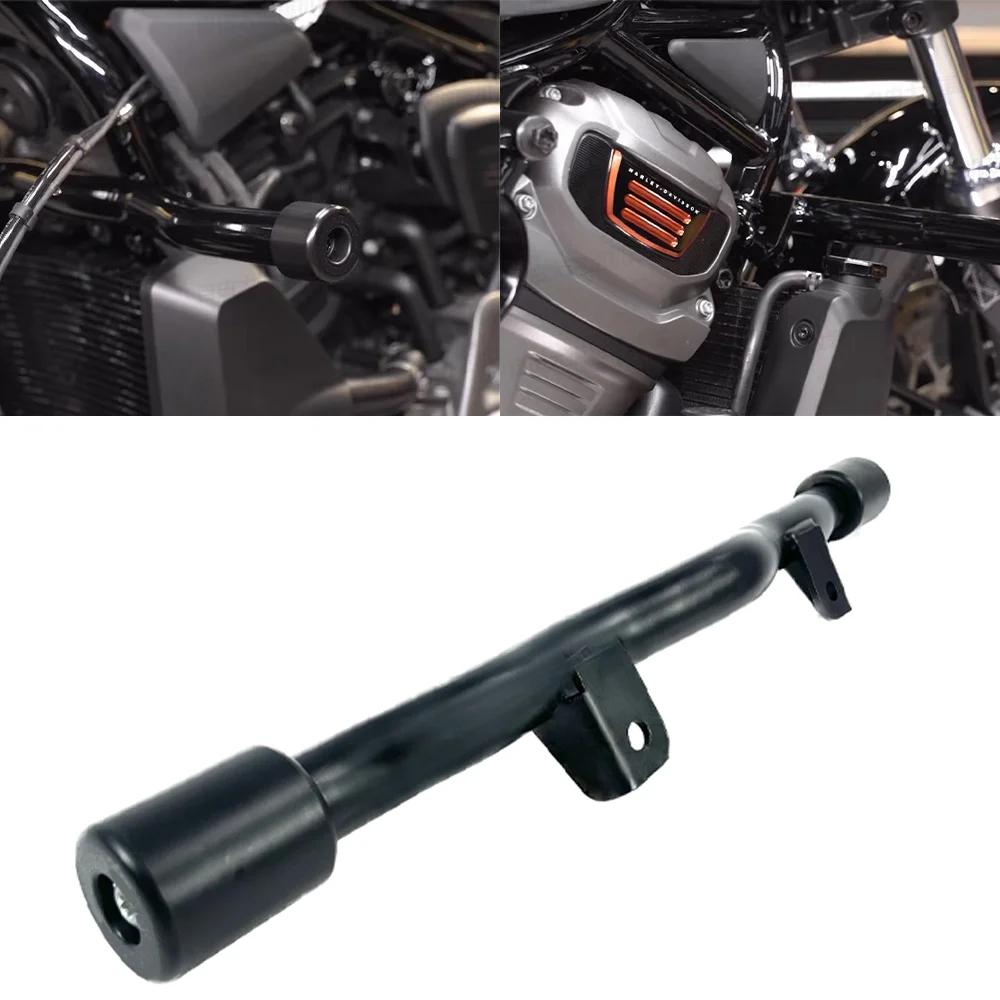 For Harley Sportster S RH1250S Black Flat-Out Bar Engine Guards Motorcycle Highway Bumper Front Carsh Bars 2021-2024
