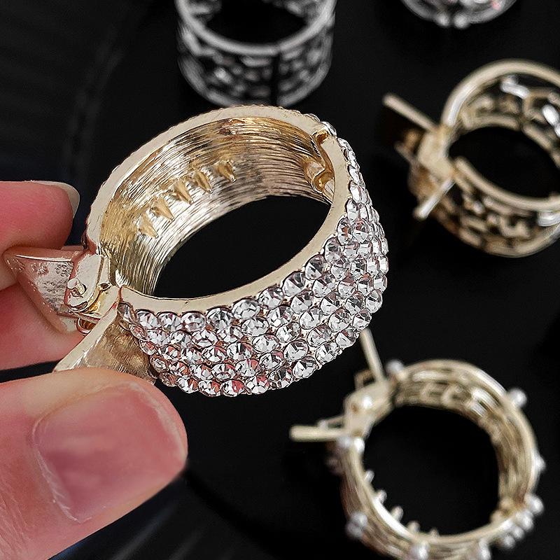 Корейская мода, коготь для волос со стразами, металлическая прическа, зажим для волос, зажим для хвоста, зажим для хвоста для женщин и девочек, головные уборы, аксессуары для волос