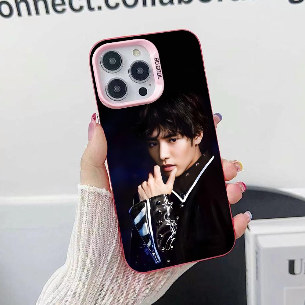 Akaso Eiji Pink Translucent Mobile Phone Case for iPhone 17 16 15 14 13 12 11 X XR XS Air Pro Max Plus Colorful Cover