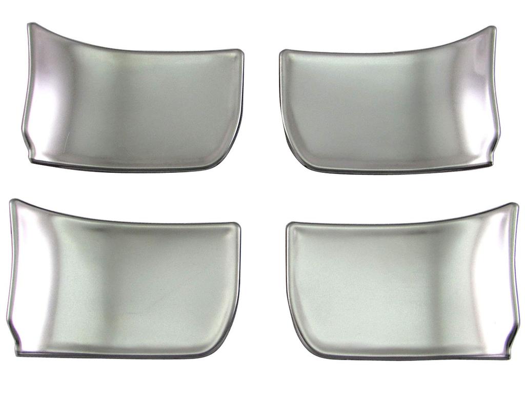 BRIGHTZ Stainless Steel Inner Door Handle Satin for Hustler Covers, Plated, 4-Piece, Silver, MR92S/MR52S (INS-DHC-090) R92/R52/92S/52S/92/52/90/50