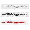 AANA1 19CM ABS for KIA Stinger Logo 2023 2016 2017 2018 2019 2020 2021 2022 Car Rear Trunk Emblem Fender Side Badge Decals Accessories