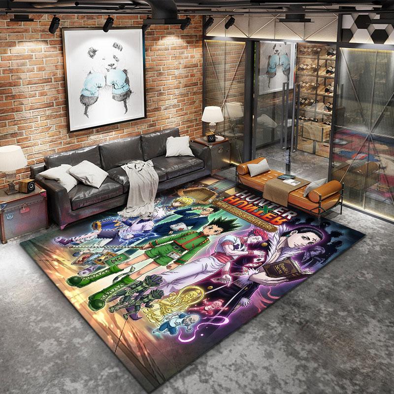 Hunter X Hunter Carpet Rug For Living Room Bedroom Home Sofa Decoration Kids Play Nonslip Floor Mat