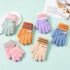 Cartoon Cute Winter Gloves for Kids: Warm Full-Finger Design for Girls and Boys