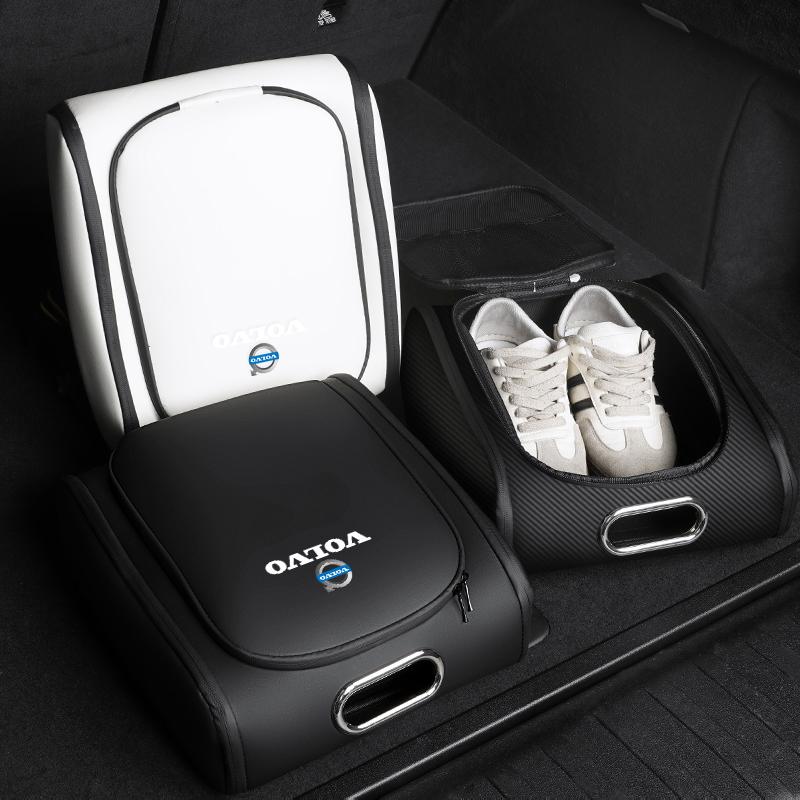 Car Trunk Foldable Storage Box Shoe Storage Organizing Case For Volvo Rdesign V60 V40 XC60 XC90 S60 C30 V50 V70 S80 V90 AWD XC40