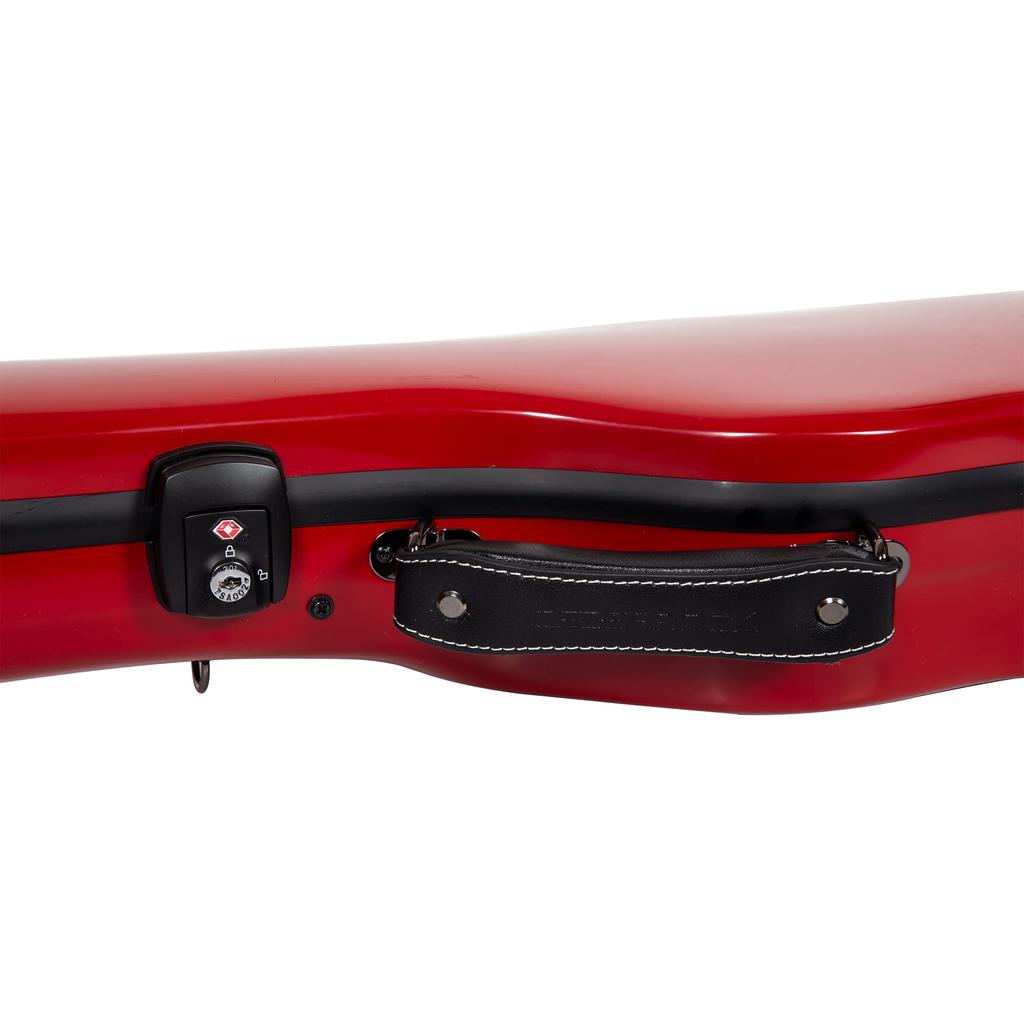 CROSSROCK CRF1000BURD Стекловолоконный Жесткий Кейс для Баритон Укулеле Красный