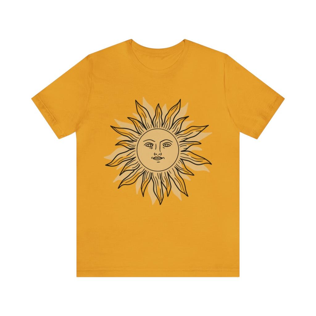 Sun Shirt Sun Face Summer Shirt Tee Beach Boho Shirt