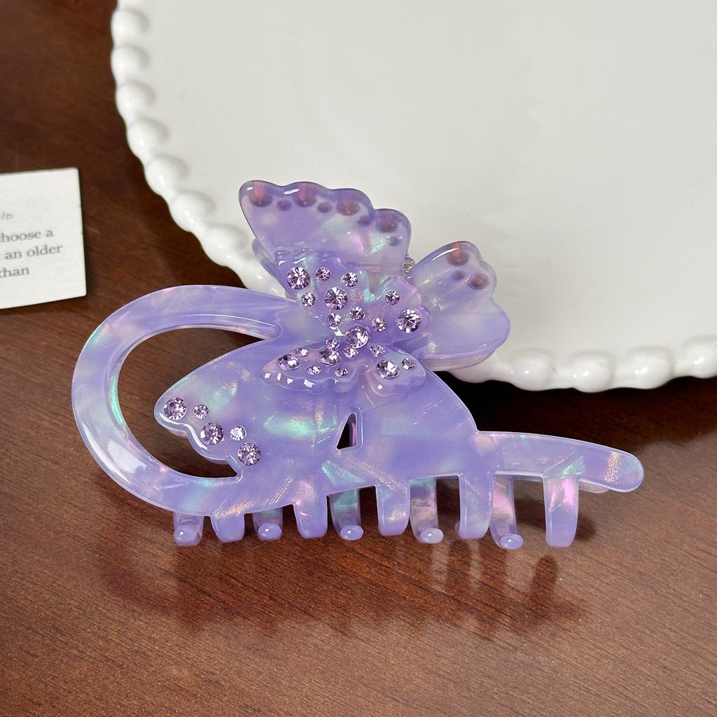 Hair Butterfly Highquality Clip With Rhinestone Details For Sophisticated Styling