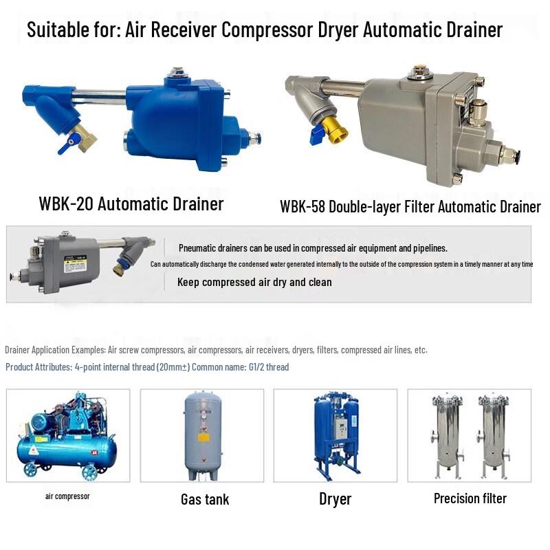 Automatic Air Compressor Drain Valve
