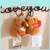 Plush Toy Capybara Cartoon Cute Stuffed Doll Room Decoration Kid Holiday Gift