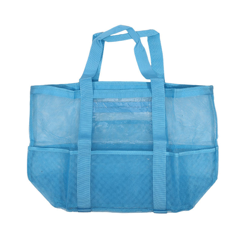 Пляжные сумки для женщин, летние, для путешествий, сетчатая сумка-тоут с большим внутренним карманом, песозащитная, плетеная, на плечо, ручная сумка