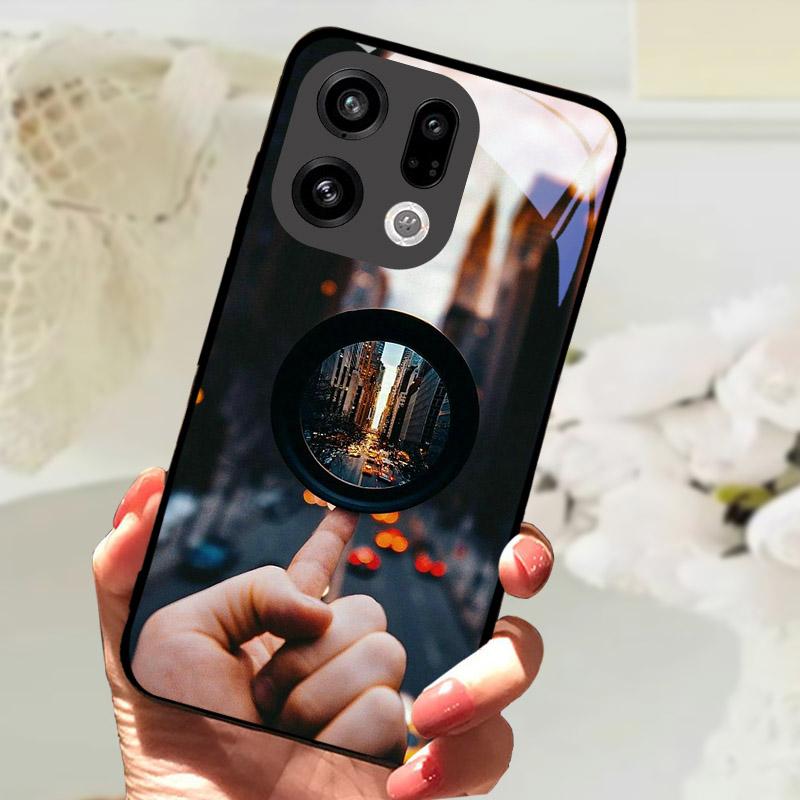 Чехол для OPPO Find X9 Pro FindX9 PLJ110 Закаленное Стекло Защитная Задняя Крышка Для OPPO Find X 9 X9Pro Корпус Телефона Бампер Fundas