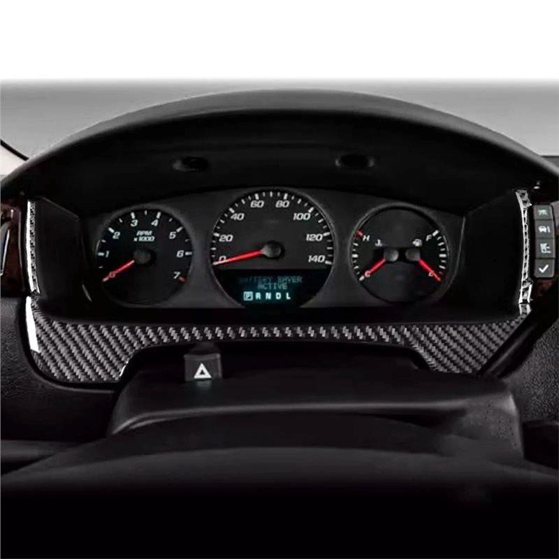 Excellent-For Impala 2006-2013 Dashboard Speedometer Frame Cover Trim In Carbon Fiber- Auto Accessories