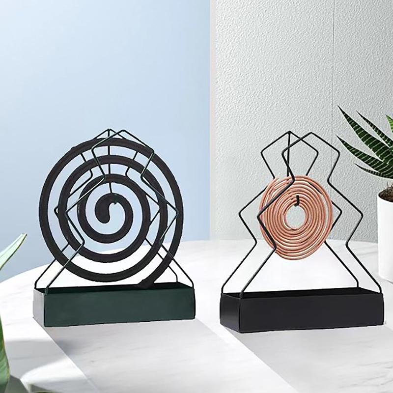 Милый кошачий железный держатель для спирали от комаров, держатели для благовоний, каркас для курильницы с репеллентом, стойка для благовоний для спальни