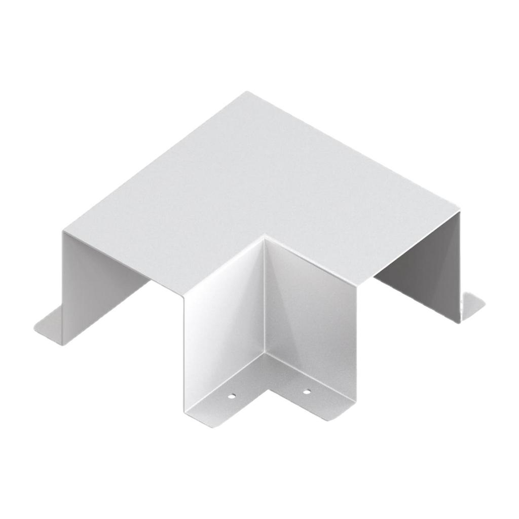 Плоский уголок 4" x 4", Профессиональные запчасти для ремонта, Накладка-заглушка с изгибом 90 градусов, Металлический набор для прокладки кабелей, Заглушка для центрального кондиционера