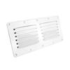 Air Venting Panel 304 Stainless Steel Rectangular Louvered Vent Grille for Marine Yacht-RV Caravan Ventilation 231x115mm