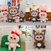 Baby Three Wolf Rabbit Plush Toys Stuffed Animal Doll Kids Decoration Gifts