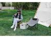 Portable Outdoor Reclining Moon Chair - High Back, Folding, for Beach and Leisure