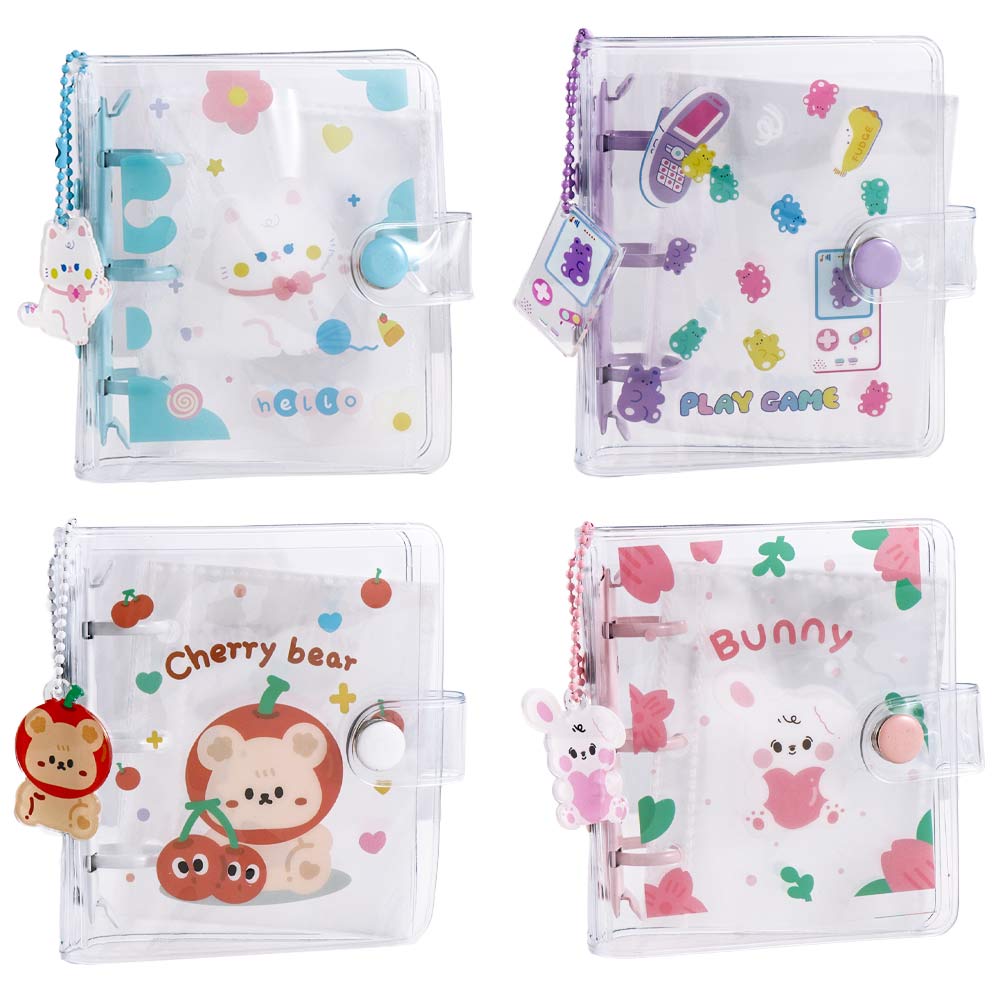 Journal 3 Hole Hand Book Mini Photo Album Loose Leaf Notebook Binder Ring Notebook Binder Notebook