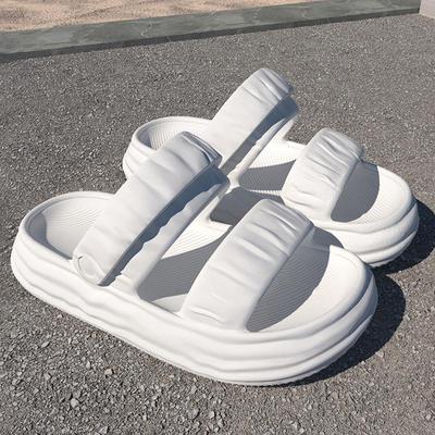 Женские универсальные пляжные шлепанцы класса люкс высокой ценности – Трендовые, Нескользящие, Для улицы, Дизайн знаменитости в двойном стиле