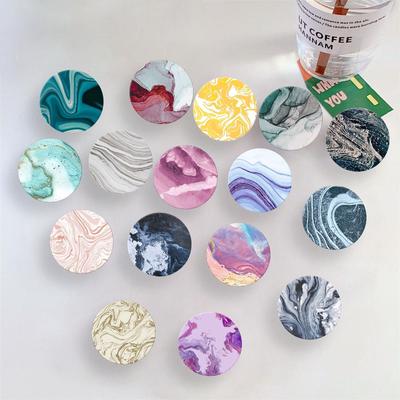 Мраморный держатель для телефона с жидкой поддержкой, ручки-подставка, подходит для смартфонов, гибкий держатель для пальцев