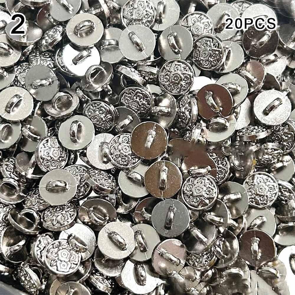 20 шт. Новая 7 мм Цветочная Пуговица-Пряжка Мини 5 Цветов DIY для Пальто Одежды Шитья для 1/6